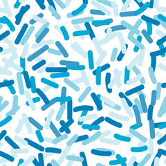 Vector organic seamless abstract background, freehand doodles pattern.