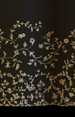 floral seamless lace ornament