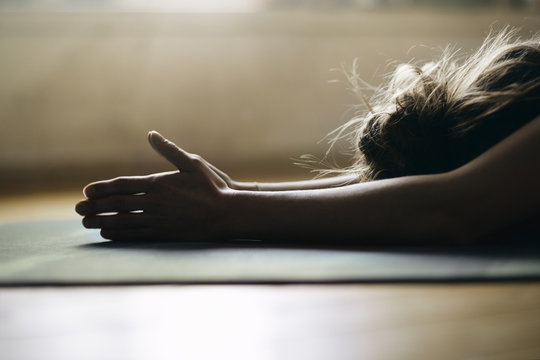 Woman doing yoga