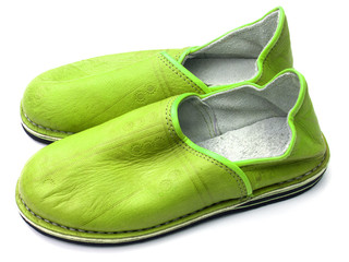 chaussures vertes 
