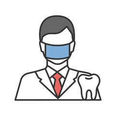 Dentist color icon