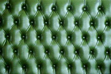 Backrest of leather sofa