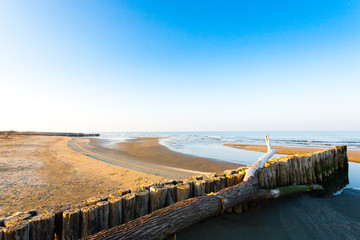 Italian coastline landscape, Boccasette beach