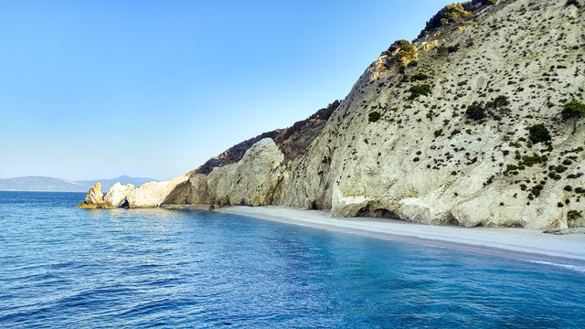 Paradise beach on Skiatos island in on Greece