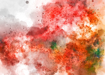 Abstract watercolor texture background.  Colorful painting artwork.