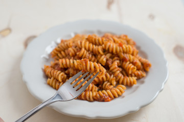 Pasta mit Tomaten 