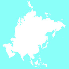 asia map vector