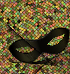 mask an patterned background
