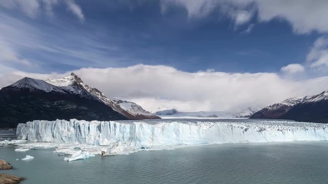 Timelapse of the Perito Moreno Glacier, Patagonia, Argentina