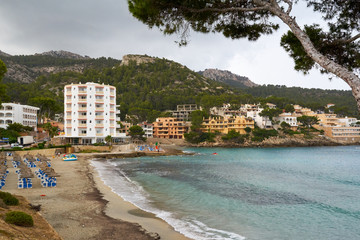 Fototapeta premium Landschaft der Westküste auf Mallorca rund um den Ort Sant Elm