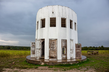 Fototapeta premium Rotunda in Nikolo-Lenivets, Russia 