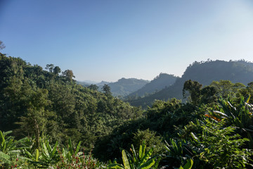 Obraz premium hills and skyline of bandarban bangladesh