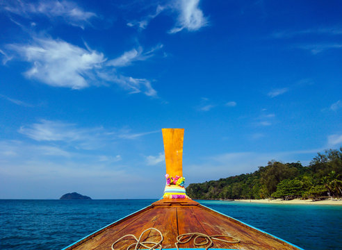 Boat to Koh Bulone island beach, Satun