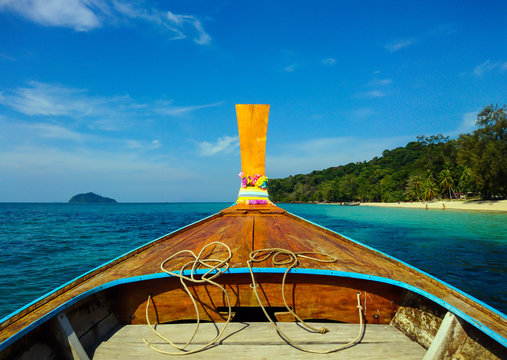 Boat to Koh Bulone island beach, Satun