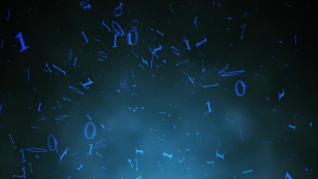 One and zero, such as a snow, blue after effects