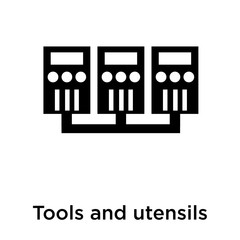 Fototapeta na wymiar Tools and utensils icon isolated on white background