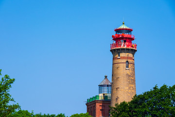 Fototapeta na wymiar Leuchtturm von Kap Arkona auf Rügen