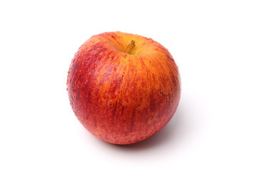 Red apple isolated on white background