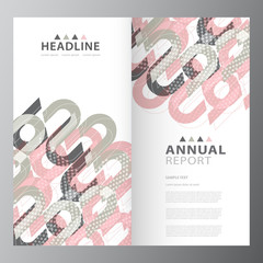Fototapeta premium Annual business report template