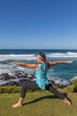 Practicing Yoga on the Maui Coast