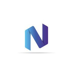 Letter N logo icon shape concept design. business corporate logo template element. vector illustration.