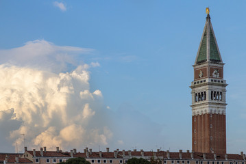 Obraz premium St Mark's Campanile from Grand Canal, Venice