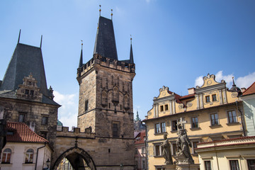 Powder gate area in Prague