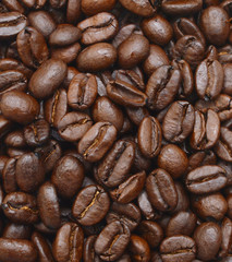 roasted coffee beans background