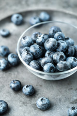 Frische Heidelbeeren