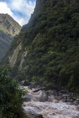 Urubamba river in Peru