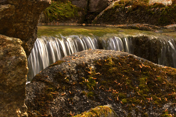 nice waterfall in the park