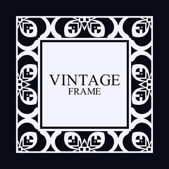 Art Deco frame border