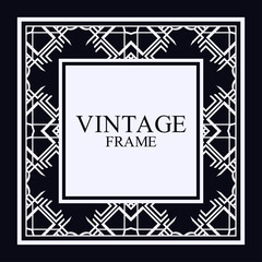 Art Deco frame border