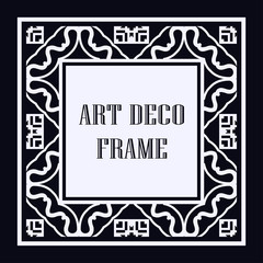 Art Deco frame border