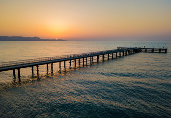 Fototapeta premium The Sunset over the Pier