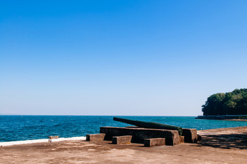 Historic Cannon at Corregidor Island, Manila, Philippines