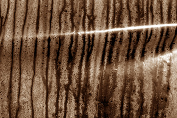 Condensation drops texture in brown tone.