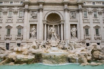 Fototapeta na wymiar Fontana Di Trevi