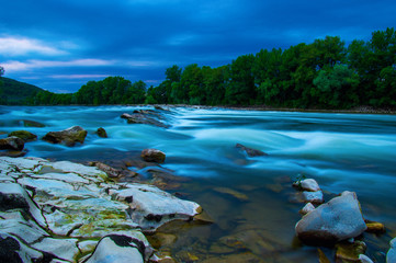 Fototapeta na wymiar River water landscape