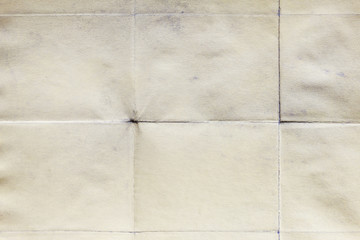 Old sheet of paper folded, vintage background