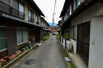 日本 愛媛県 内子町 古い街並み