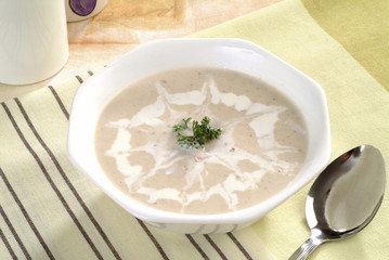 mushroom shrimp cream soup