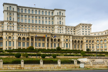 Fototapeta na wymiar Palace of Parliament, Romania