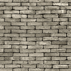 Gray stone wall, background, texture, black and white