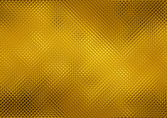 Golden glass mosaic, abstract gold tile background