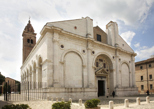 Malatesta Temple in Rimini. Emilia-Romagna region. Italy