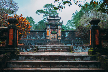 The tomb of Minh Mang near Hue in Vietnam