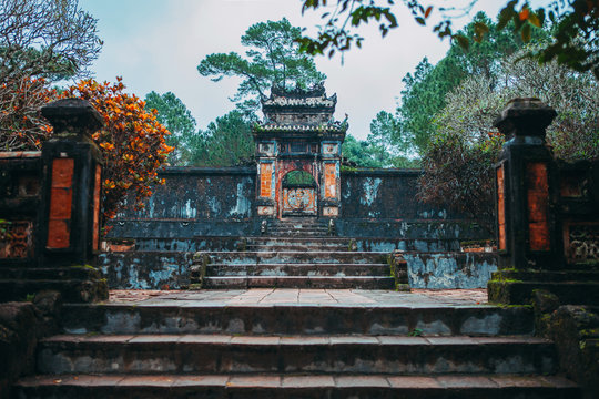 The Tomb Of Minh Mang Near Hue In Vietnam