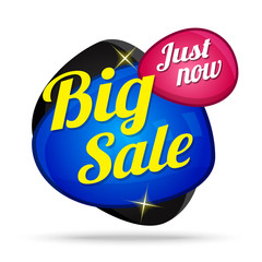 Big Sale Colorful Offer Glossy Shiny Vector Icon Button Design