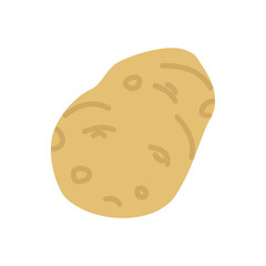 Potato vegetable icon vector flat